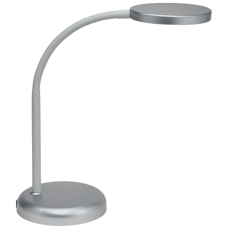MAUL Lampe de bureau LED MAULjoy, argent, 7W, blanc chaud