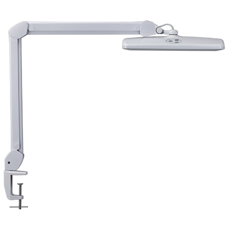 MAUL Lampe de bureau LED MAULintro, dimmable, avec pince, blanc