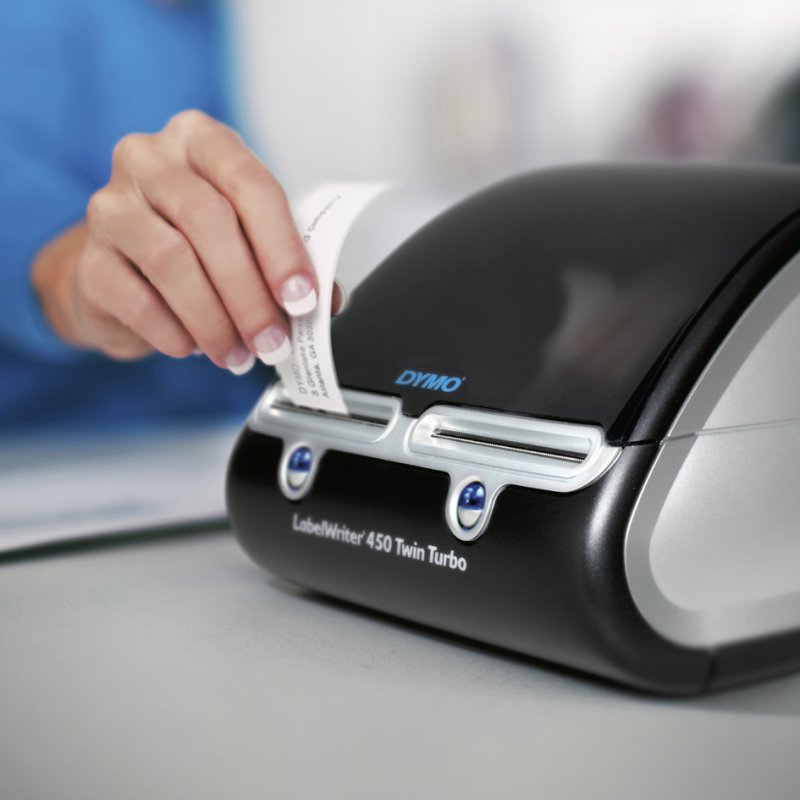 DYMO LabelWriter 450 Twin Turbo labelprinter, 600×300 dpi, USB-aansluiting