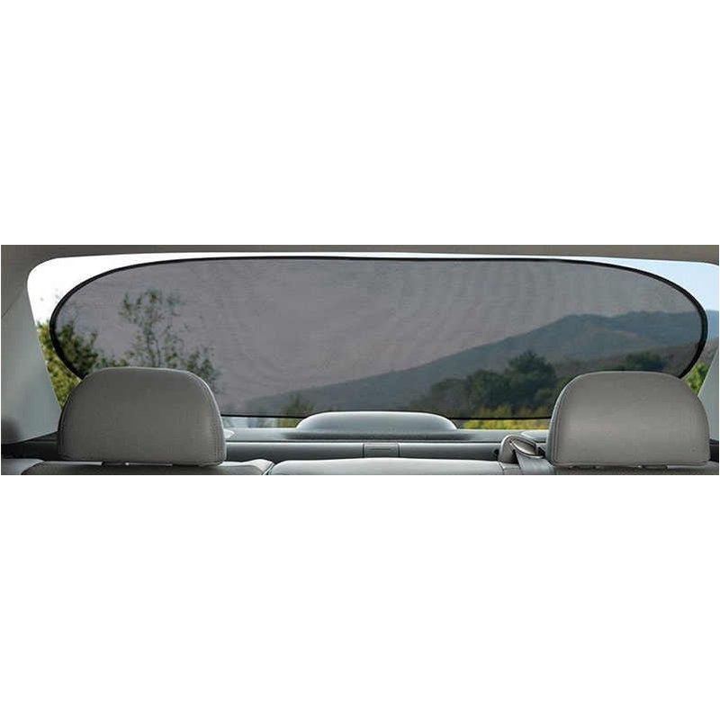 IWH car rear window sun shade, black, 100×50 cm