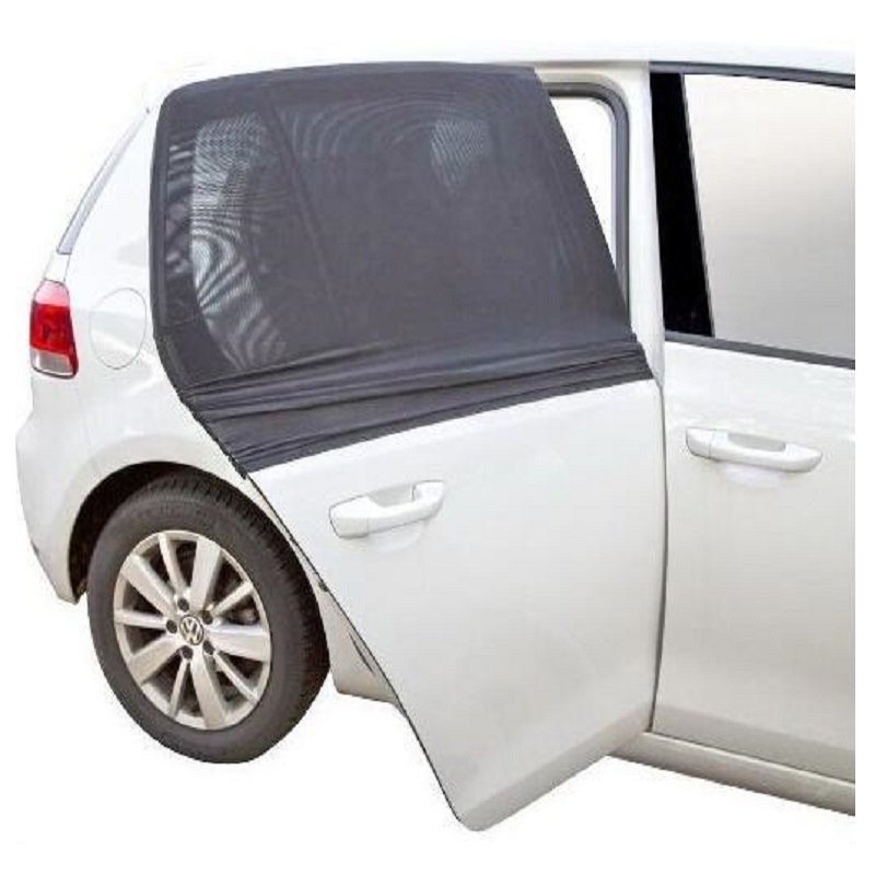 IWH pare-soleil auto set portes, 100% polyester, adaptable universel, 2 pièces