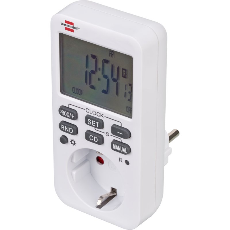 brennenstuhl minuterie numérique Comfort-Line, blanc, 16 A