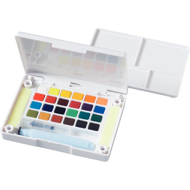SAKURA Koi peinture aquarelle, 12 couleurs, pinceau à eau inclus