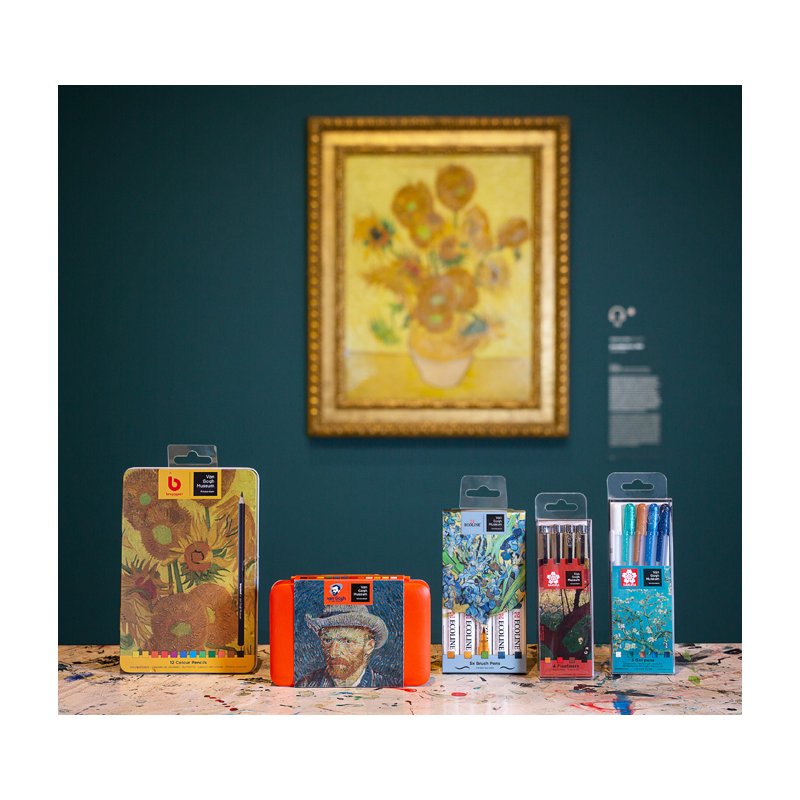 SAKURA Gel rollers Gelly Roll Mandelblüte Van Gogh Museum, 5 pieces