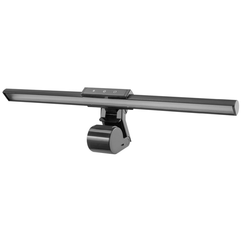 DIGITUS Lampe de bureau LED avec connexion USB, noir, fixation par pince