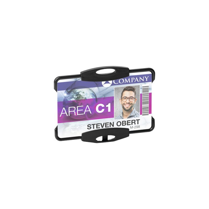 DURABLE porte-carte ECO, pour 1 carte, gris, 10 pièces