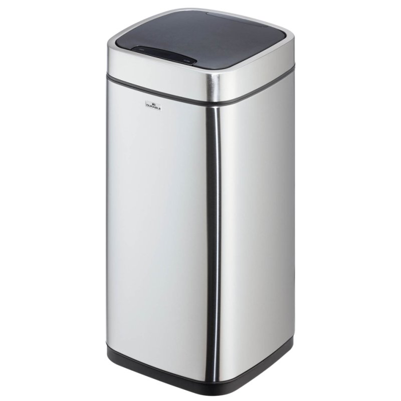 DURABLE sensor-afvalbak NO TOUCH, sans contact, 21 litres, argent