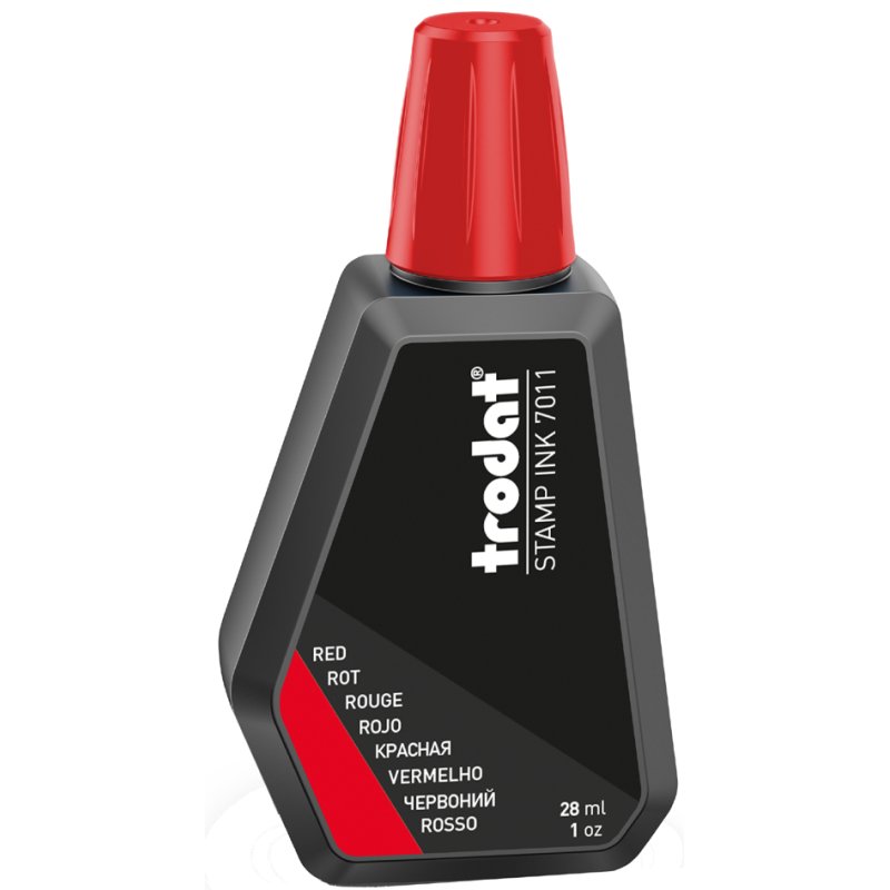 trodat stempelinkt, navulbaar, rood, 28 ml