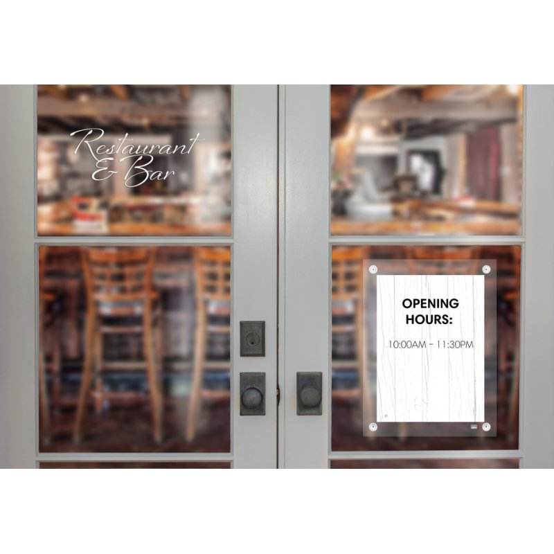 Nobo cadre acrylique Premium Plus, transparent cristal, A3, sans cadre