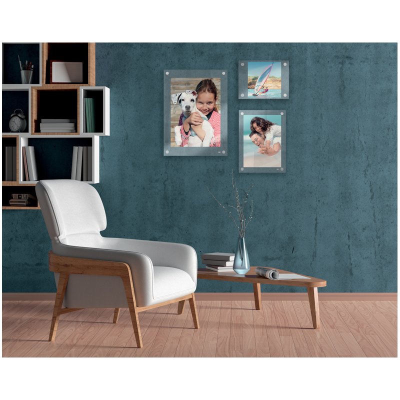 Nobo cadre à affiche acrylique Premium Plus, A3, cristal transparent