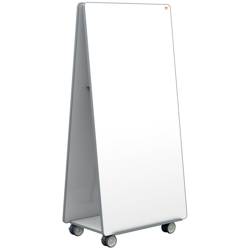 nobo whiteboard-systeem Move & Meet, wit, mobiele standaard, dubbelzijdig, 900×1800 mm