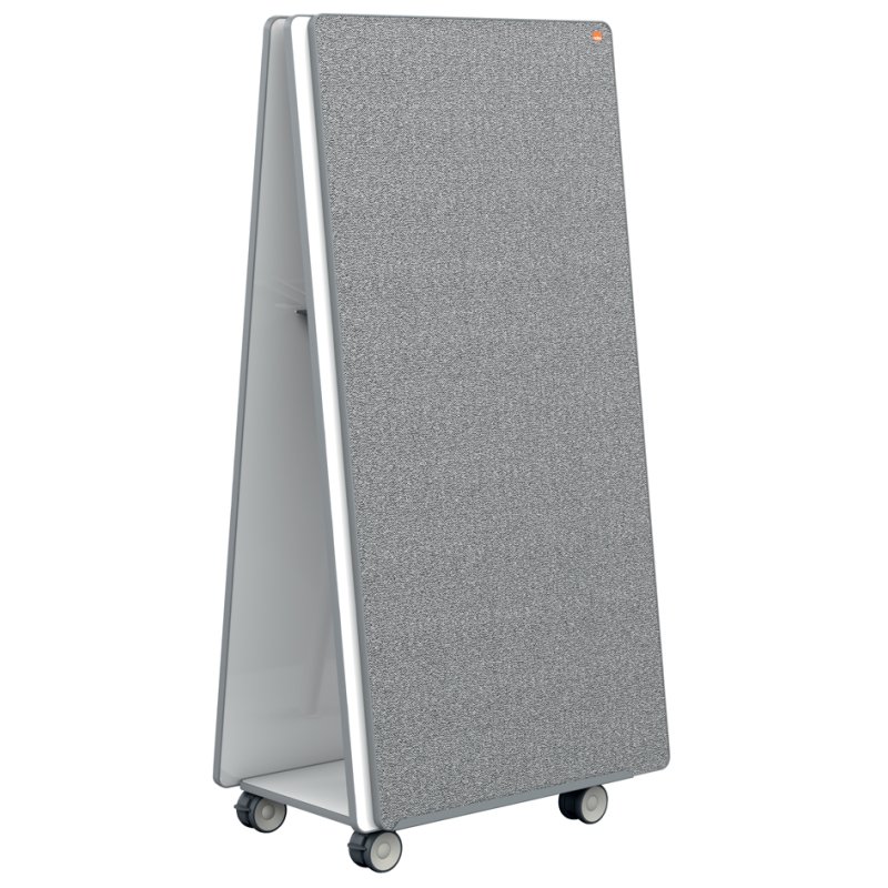nobo Kombisysteem Move&Me système de conférence mobile, 900×1800 mm, gris