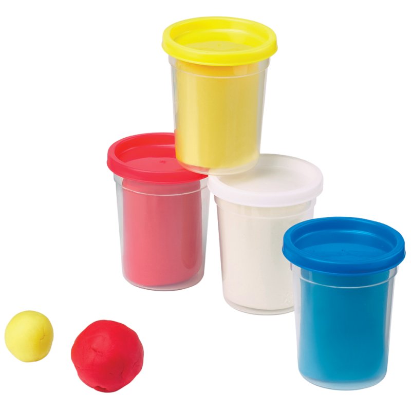 Maped pâte à modeler set, 4 couleurs, 456 g, 4 pots
