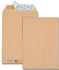 GPV verzendtassen Green ECO, C4, 229×324 mm, bruin, 250 stuks