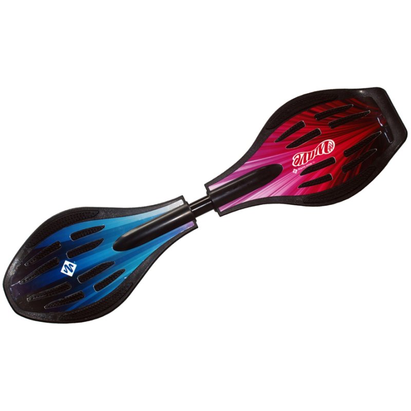 StreetSurFing waveboard Original Black Glitch, 360° draaibare wielen, ABEC7 kogellagers, 100 kg