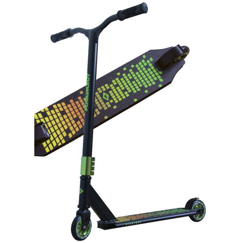 SCHILDKRÖT planche acrobatique avec freins à pied, plateau aluminium 500×100 mm, capacité 100 kg