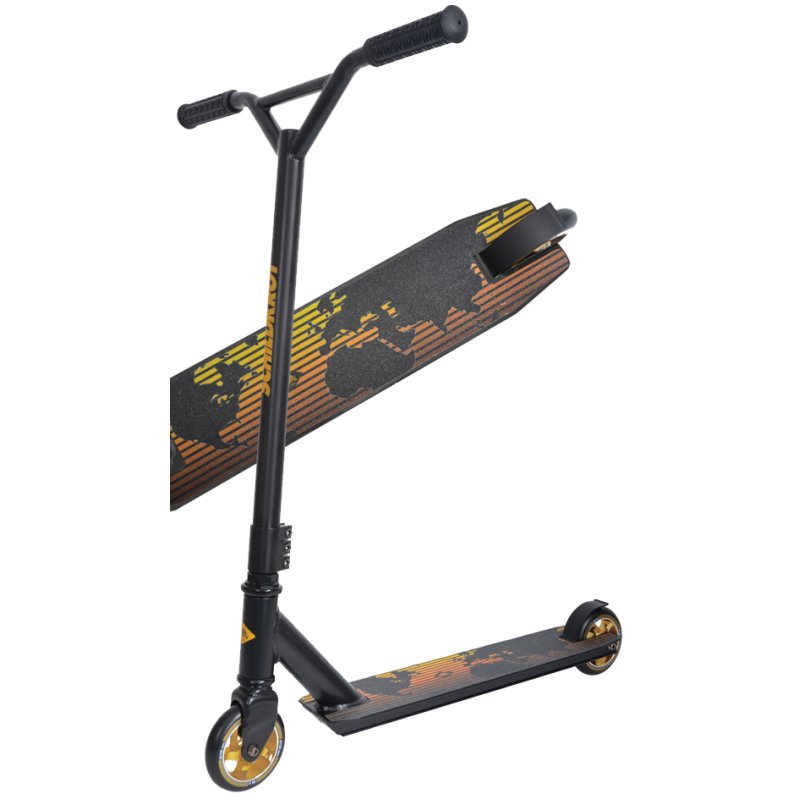SCHILDKRÖT stuntstep Untwist Galaxy, plateau aluminium, roues PU 100 mm