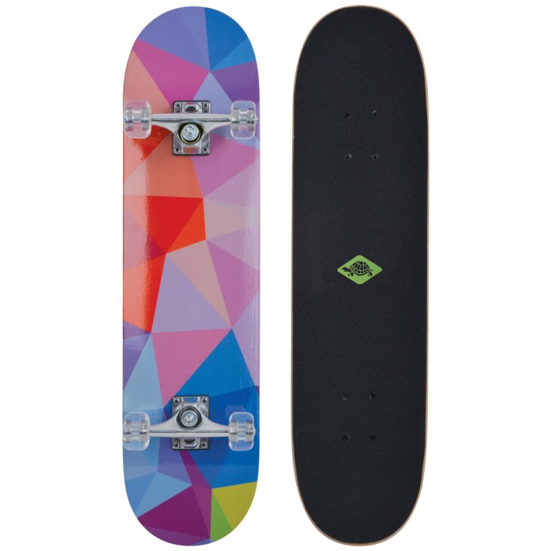 SCHILDKRÖT skateboard Kick 31", rouge, plateau érable