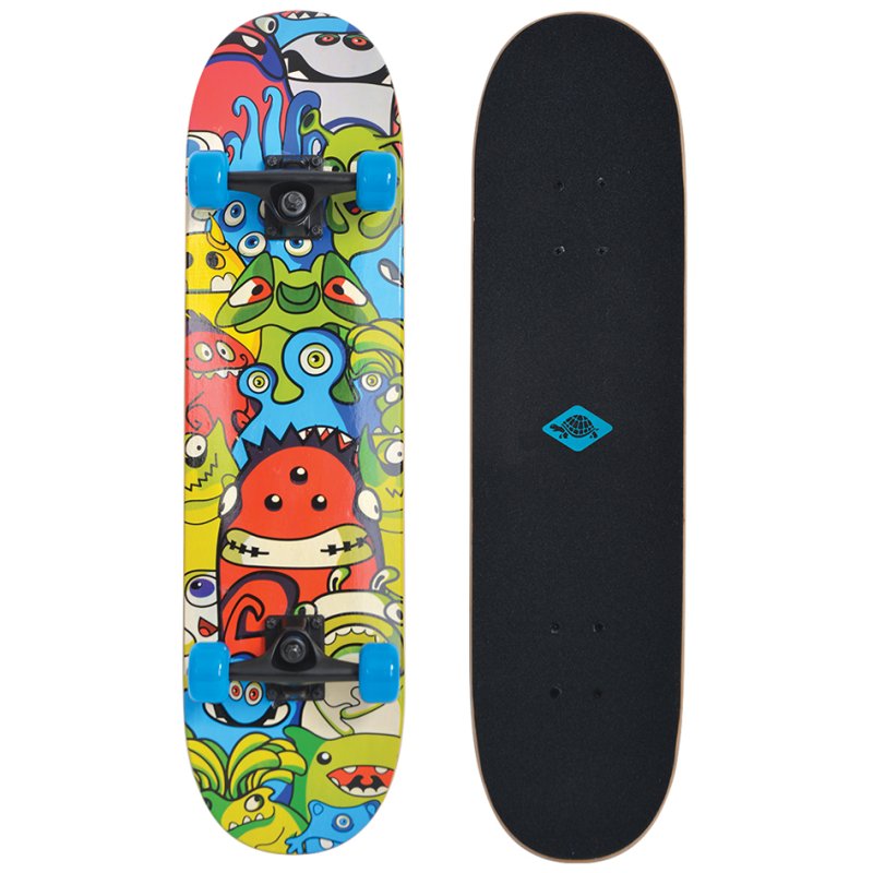 SCHILDKRÖT skateboard deck 790 x 200 mm, maple, 80 kg load capacity