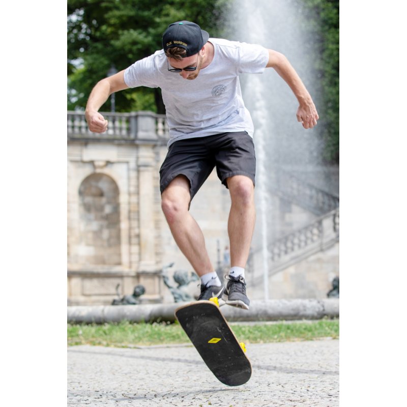 SCHILDKRÖT skateboard deck 790 x 200 mm, maple, 80 kg load capacity