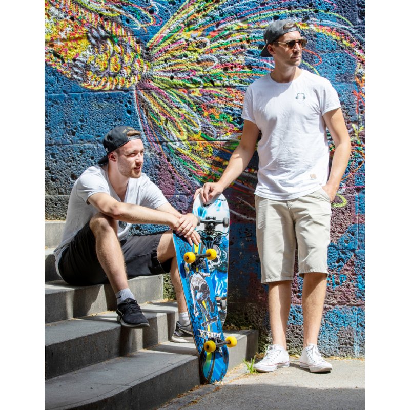 SCHILDKRÖT skateboard deck 790 x 200 mm, maple, 80 kg load capacity