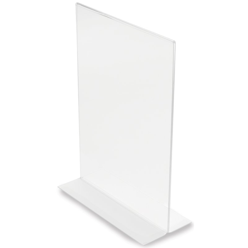 deflecto pupitre de table A3 paysage, droit, polystyrène transparent