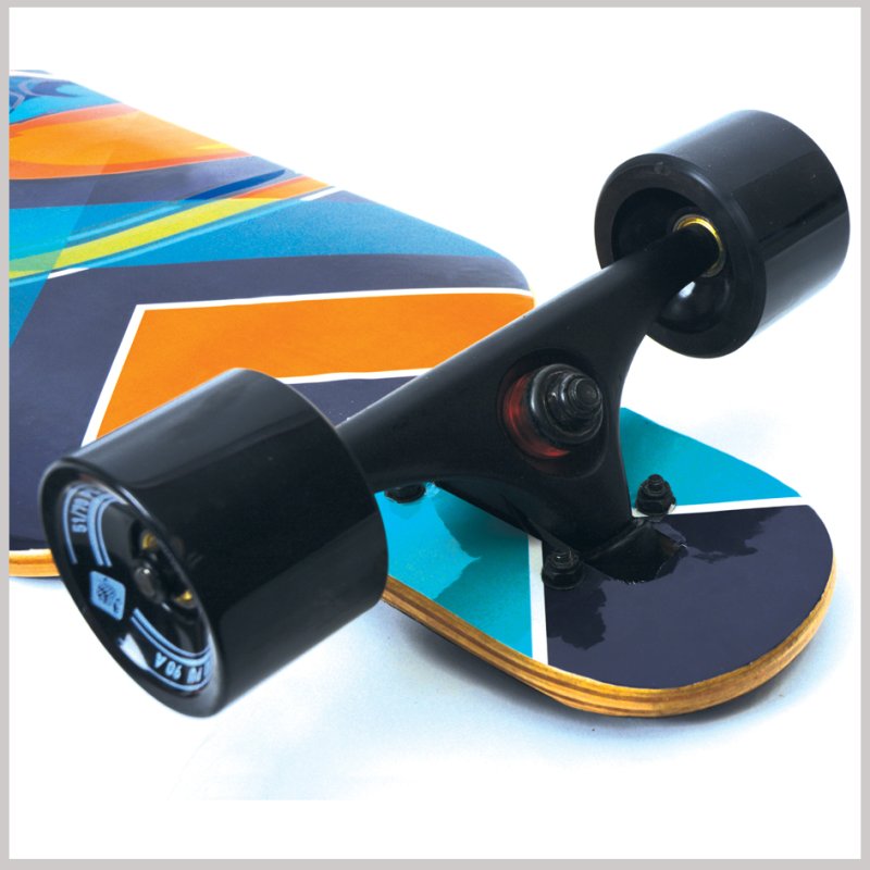 SCHILDKRÖT Longboard 790×200 mm, maple deck, 90 kg load capacity