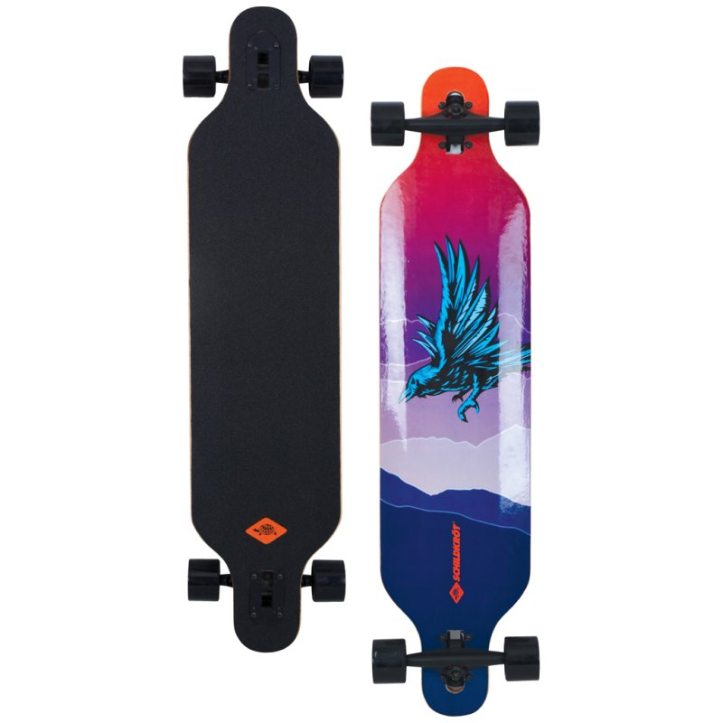 SCHILDKRÖT Longboard 790×200 mm, maple deck, 90 kg load capacity