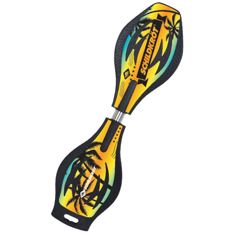 SCHILDKRÖT waveboard Good Vibes Graffiti, 80 mm PU-wielen, draagkracht 80 kg