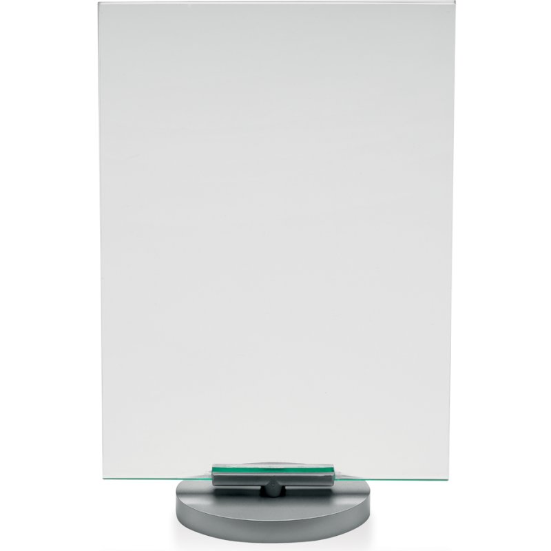 deflecto support de table Swivel, 1/3 A4 portrait, rotatif, polystyrène transparent