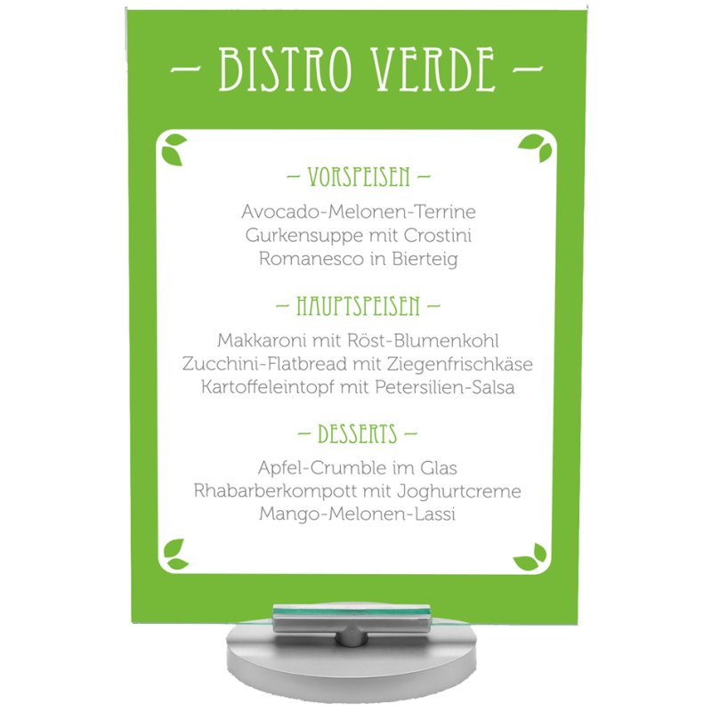 deflecto support de table Swivel, 1/3 A4 portrait, rotatif, polystyrène transparent