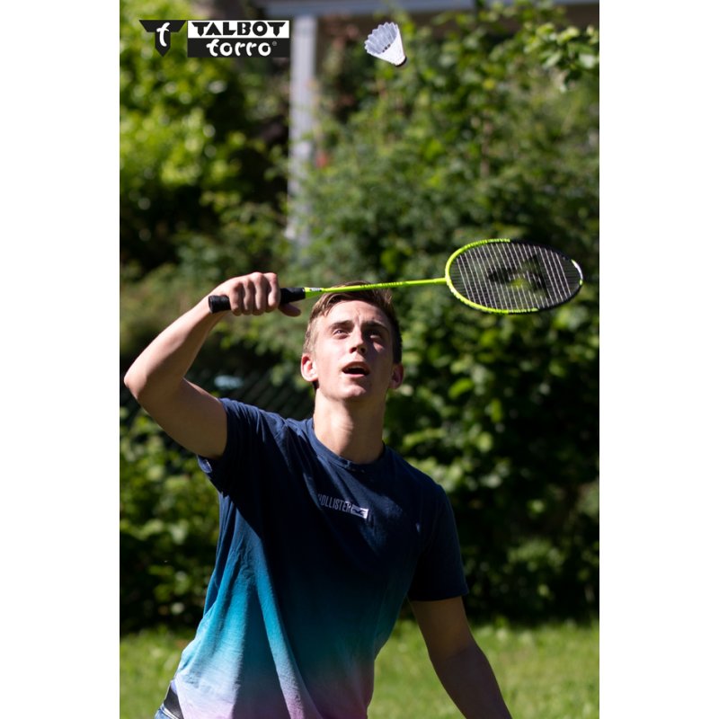 TALBOT torro nachtbadmintonset Magic Night, LED-verlichting, 2 rackets