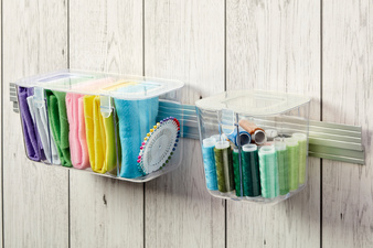 deflecto opbergbox voor Caddy-Organizer, small, transparant polystyrol, 114×110×112 mm