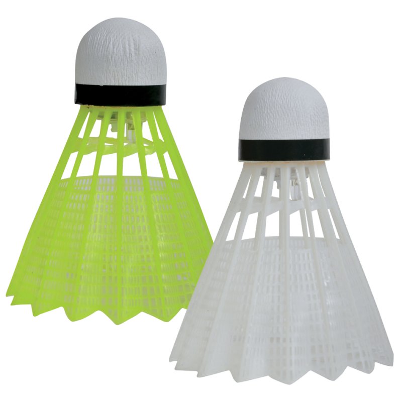 TALBOT torro badmintonbal Magic Night LED, met LED-licht, 2 stuks