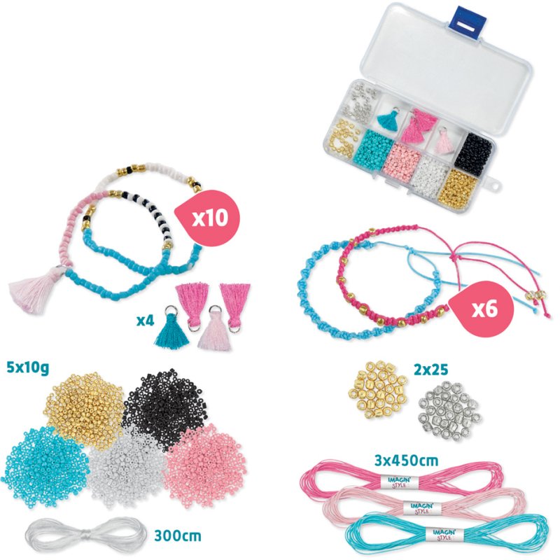 Maped set de créativité bracelets Style Fantaisie, 16 bracelets, à partir de 7 ans