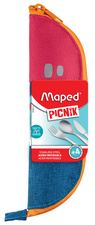 Maped PICNIK bestekset CONCEPT KIDS, blauwe tas, roestvrij staal