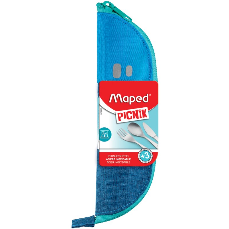 Maped PICNIK bestekset CONCEPT KIDS, roze etui, 3-delig, 155 mm