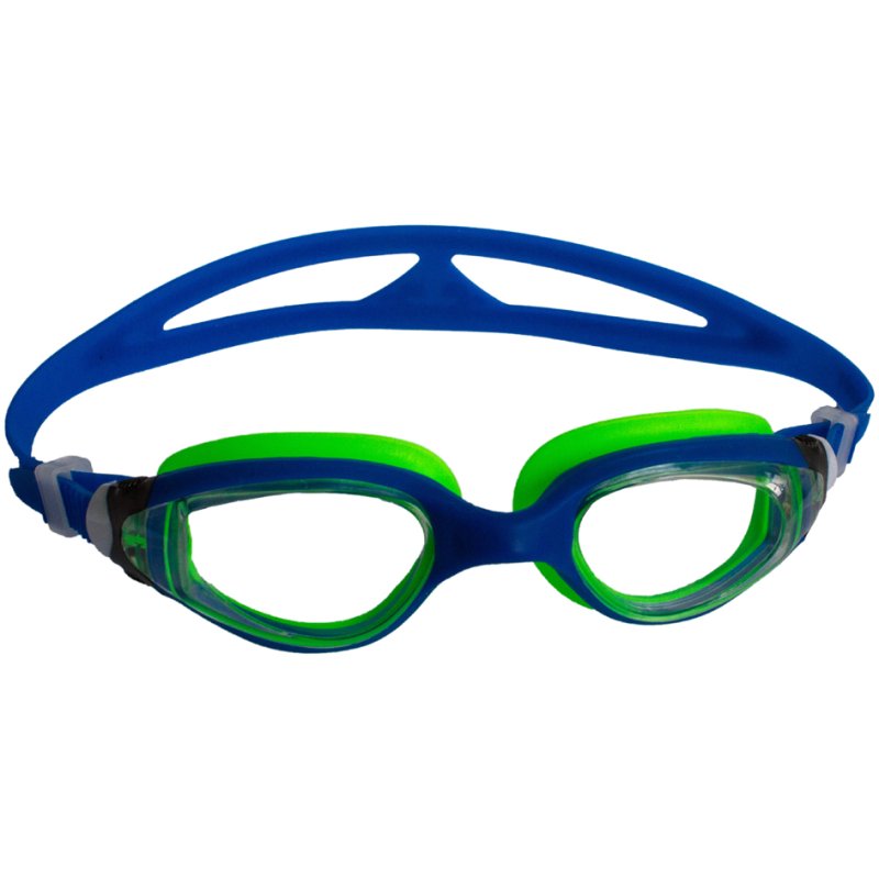 SCHILDKRÖT lunettes de natation enfant Capri, bleu/vert, à partir de 5 ans