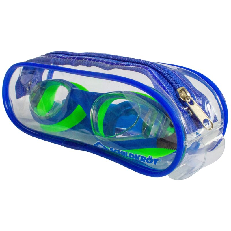 SCHILDKRÖT lunettes de natation enfant Capri, bleu/vert, à partir de 5 ans