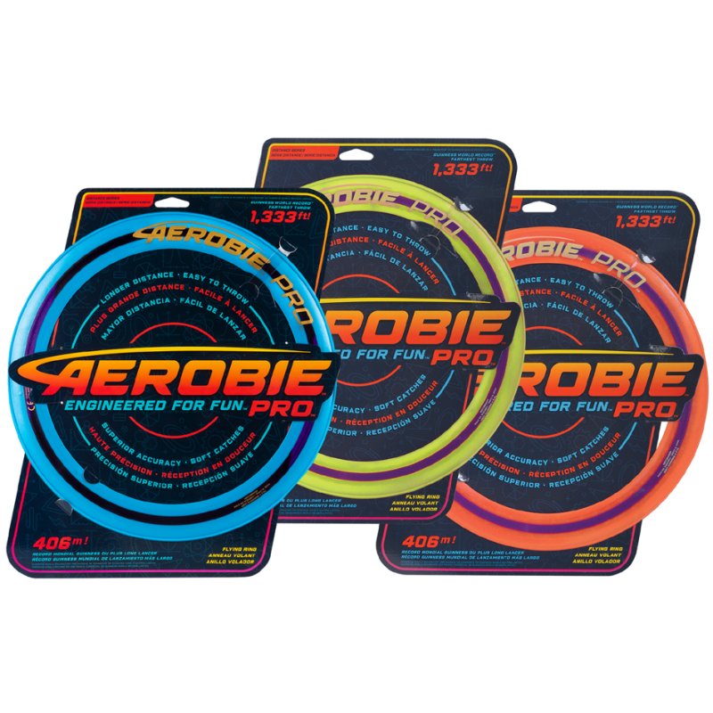 Aerobie werpring Pro, 330 mm, gekleurde uitvoering