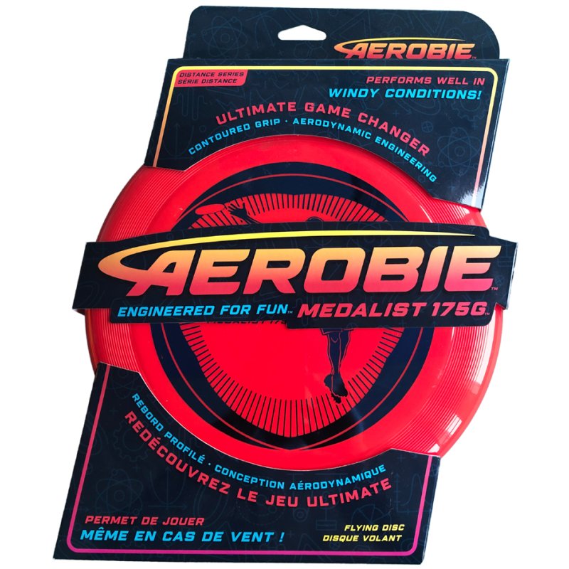 Aerobie werpschijf Medalist, rood, 270 mm, 175 g