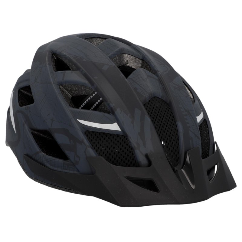 FISCHER casque vélo Urban Plus Brooklyn, S/M, feu arrière intégré, tour de tête 55-59 cm