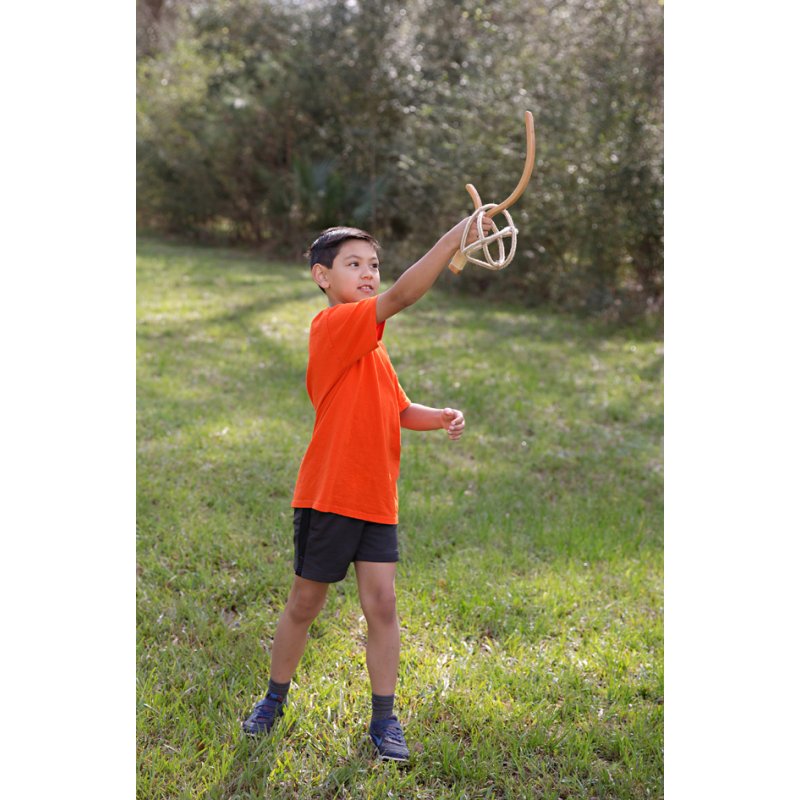 SCHILDKRÖT ogoball catapult & catch game classic set, 2 slingshots 420 mm, beech wood