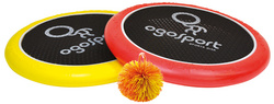SCHILDKRÖT ogoSport balspel-set, geel/rood, 2 schijven 290 mm