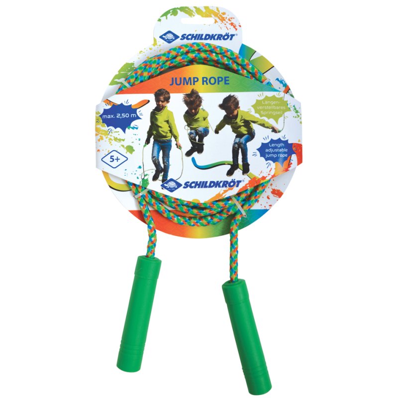 SCHILDKRÖT Kids skipping rope Jump Rope, green, 2.5 m