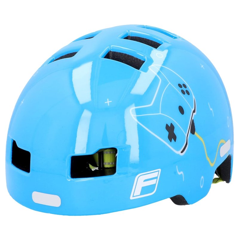 FISCHER BMX casque vélo enfants, taille S/M, feu arrière LED