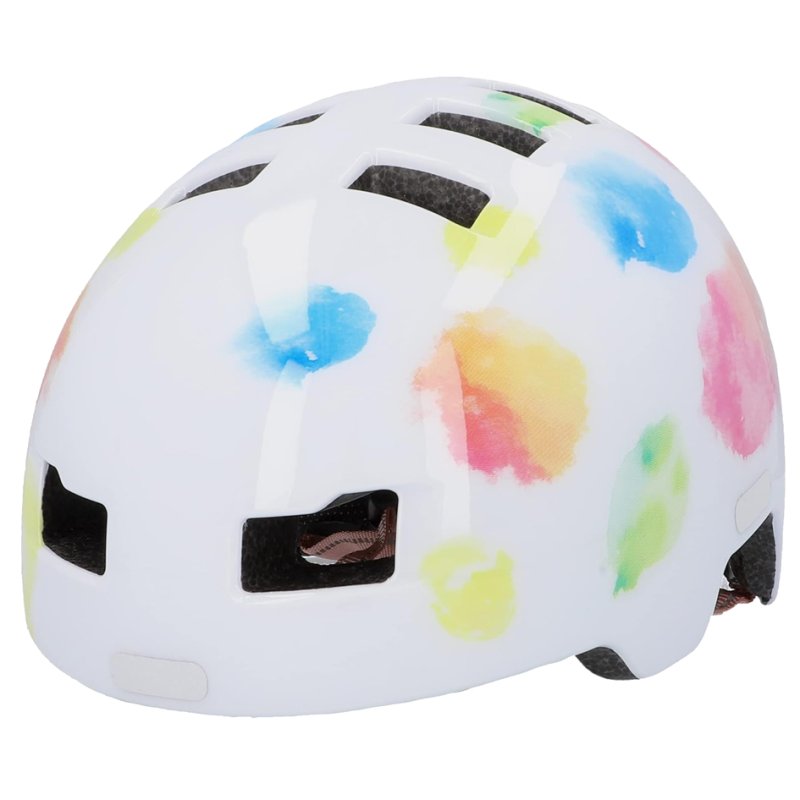 FISCHER casque vélo enfant BMX Splash, XS/S, feu arrière LED, 48-54 cm