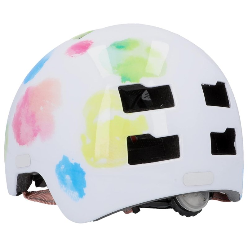 FISCHER casque vélo enfant BMX Splash, XS/S, feu arrière LED, 48-54 cm