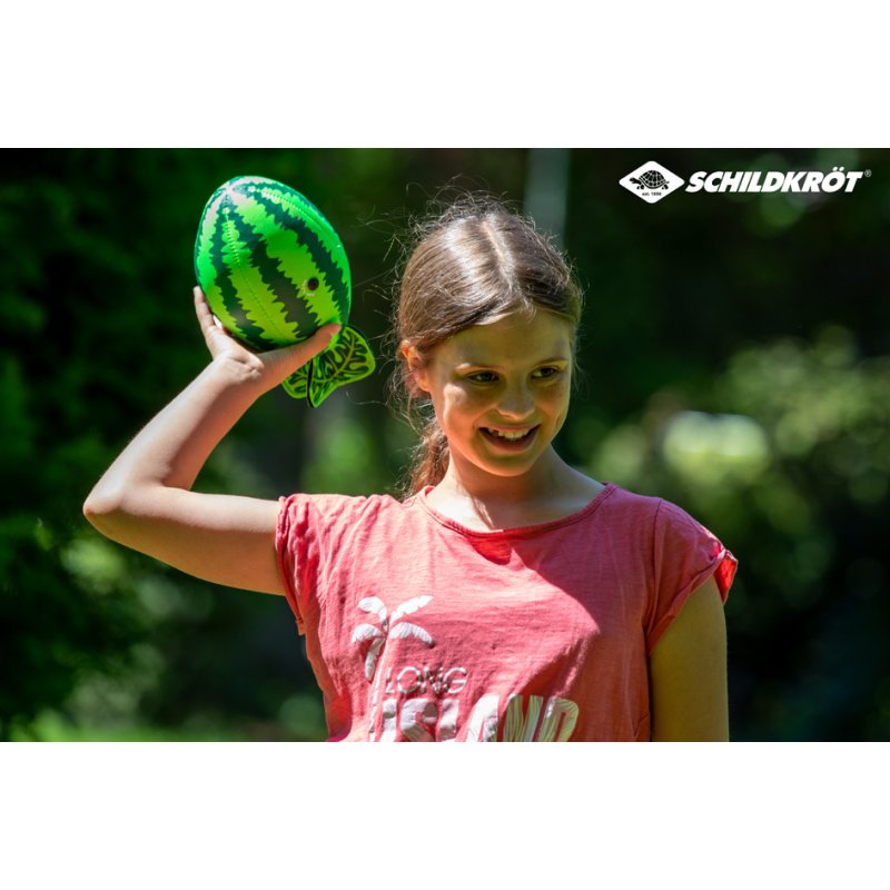 SCHILDKRÖT ballon de jeu aquatique Splash Ball Pastèque, vert, 250×130 mm