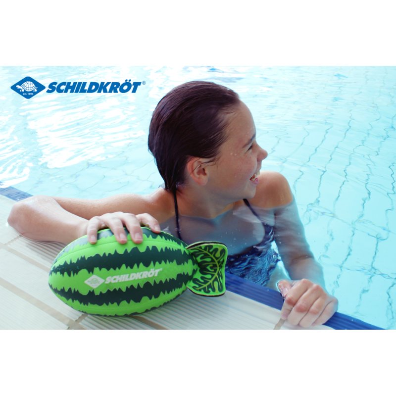 SCHILDKRÖT ballon de jeu aquatique Splash Ball Pastèque, vert, 250×130 mm